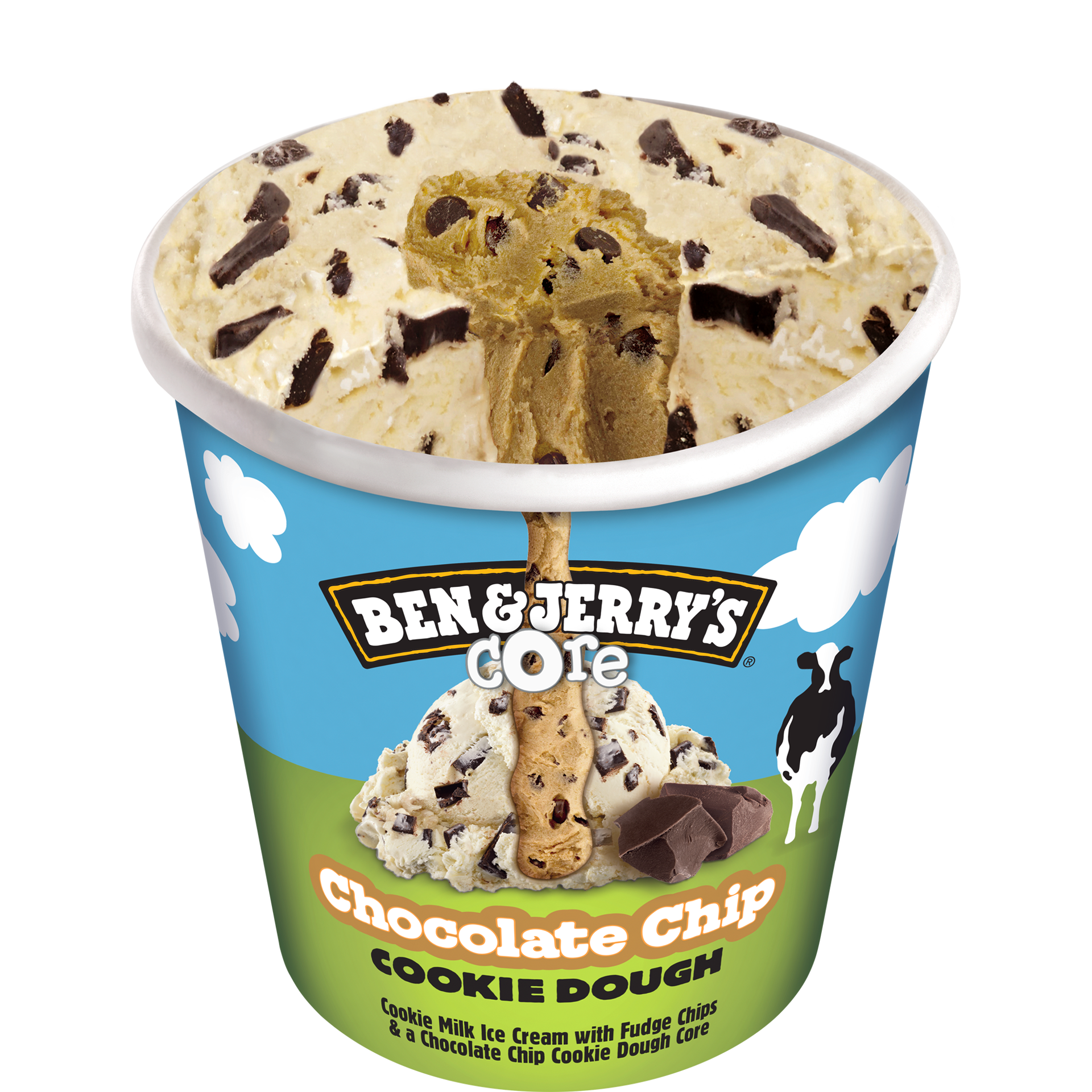 Chocolate Chip Cookie Dough Core Cookie Dough Core Pint
