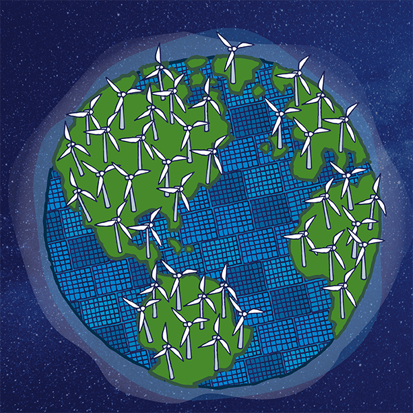 Icono de cambio climático